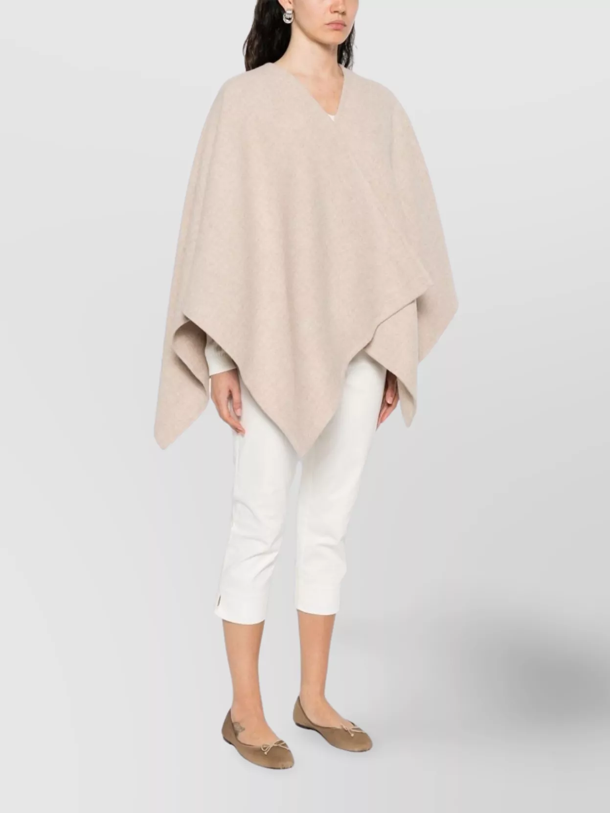 Max Mara Draped V-Neckline Scarf Jacket