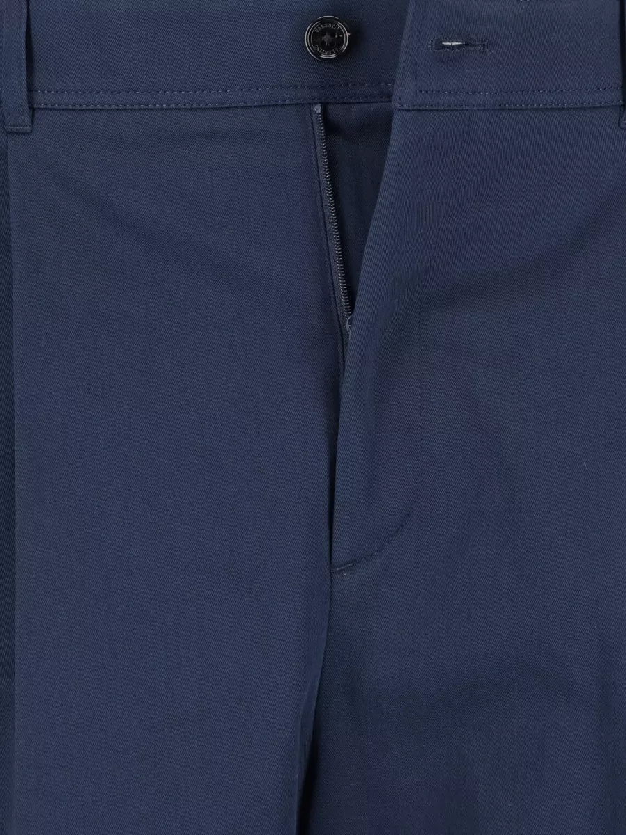 Valentino Straight Pants Belt Loops Back Pocket