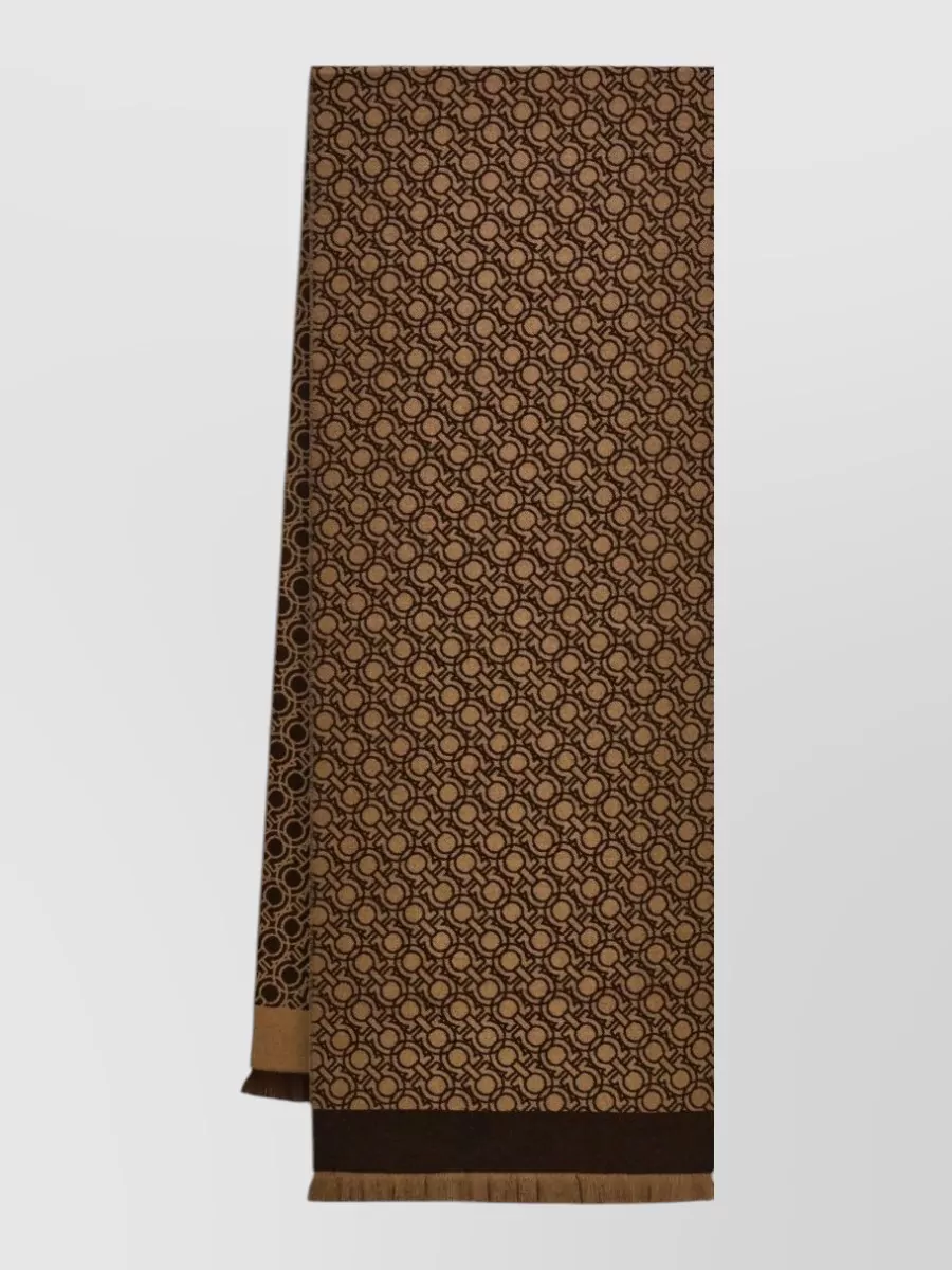Ferragamo wool gancini scarf