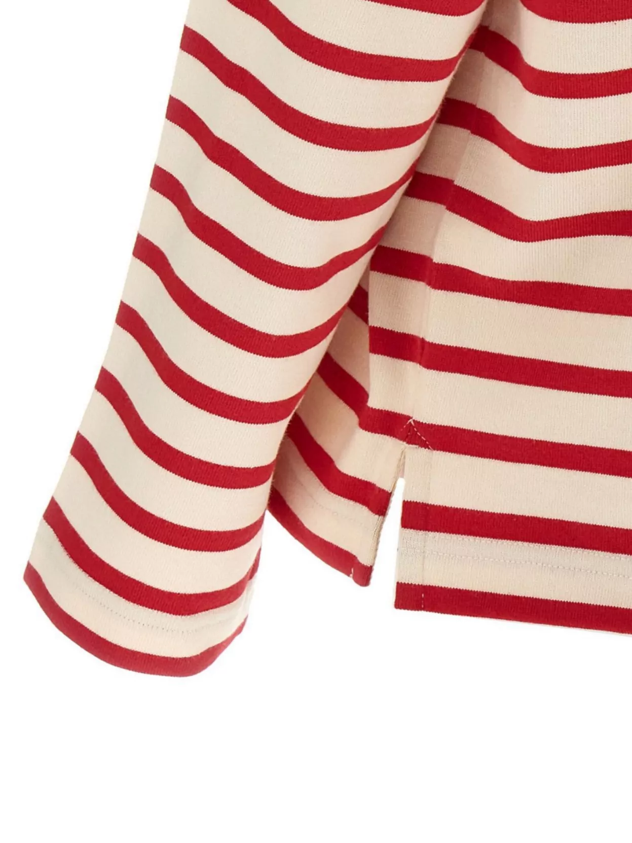 Valentino Womens Avorio Rosso Striped Brand-print Cotton-jersey T-shirt