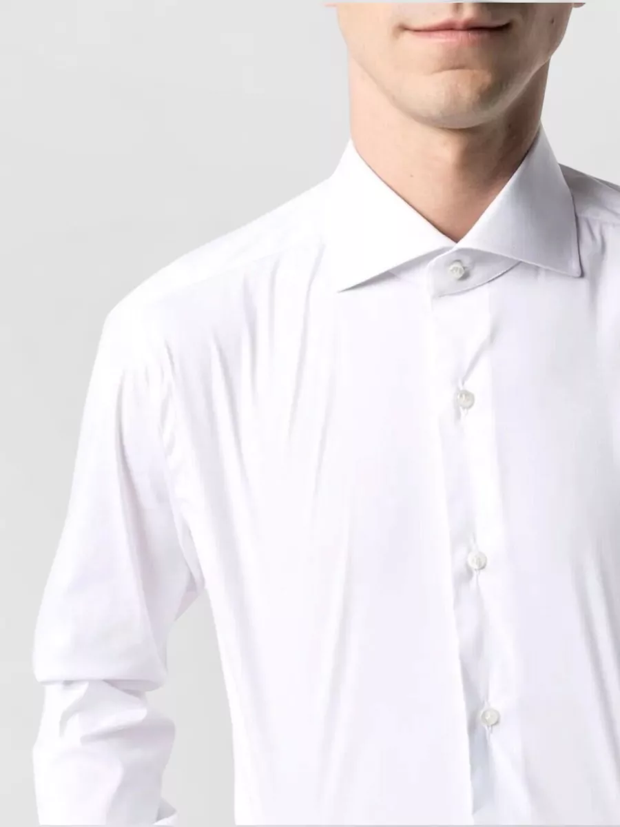 Barba Napoli Stretch Poplin Shirt