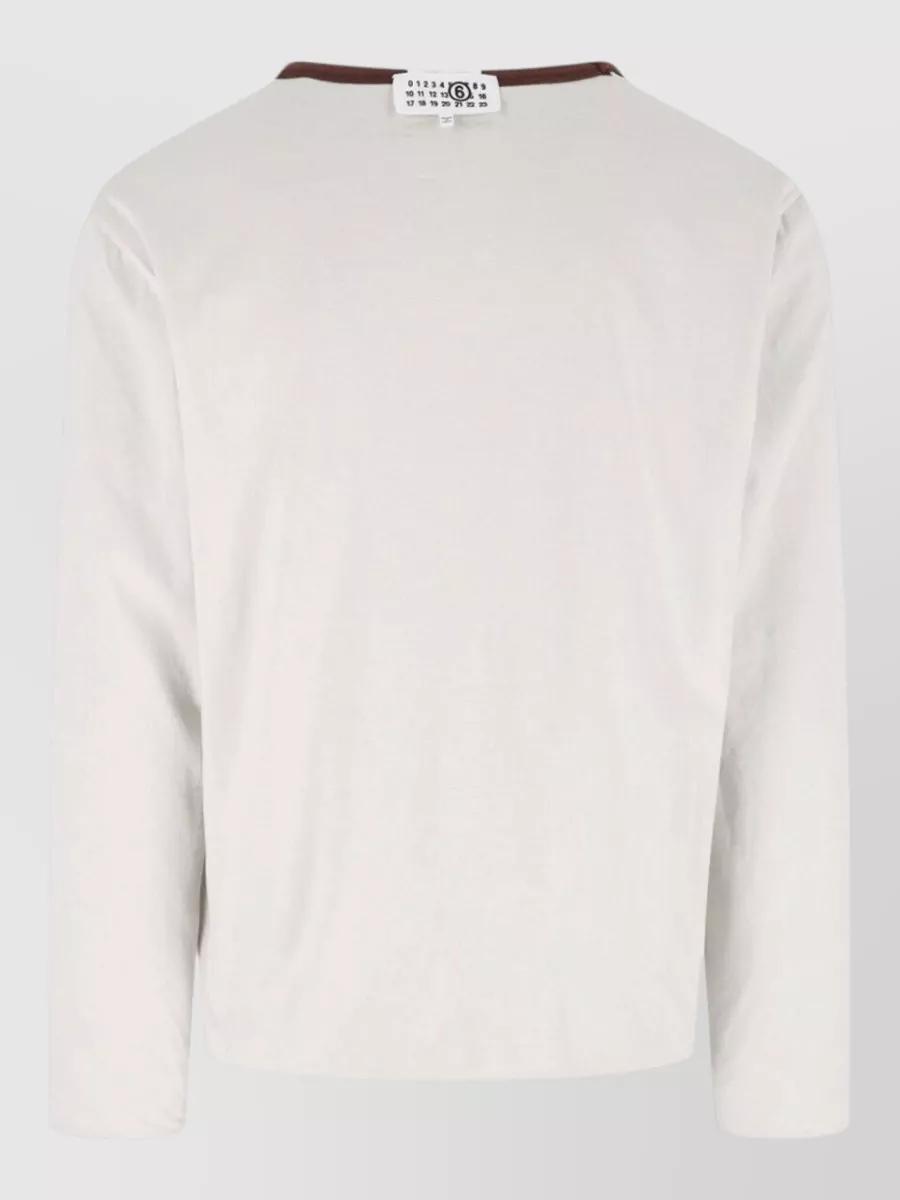 Mm6 Maison Margiela Short-Sleeve Sweatshirt