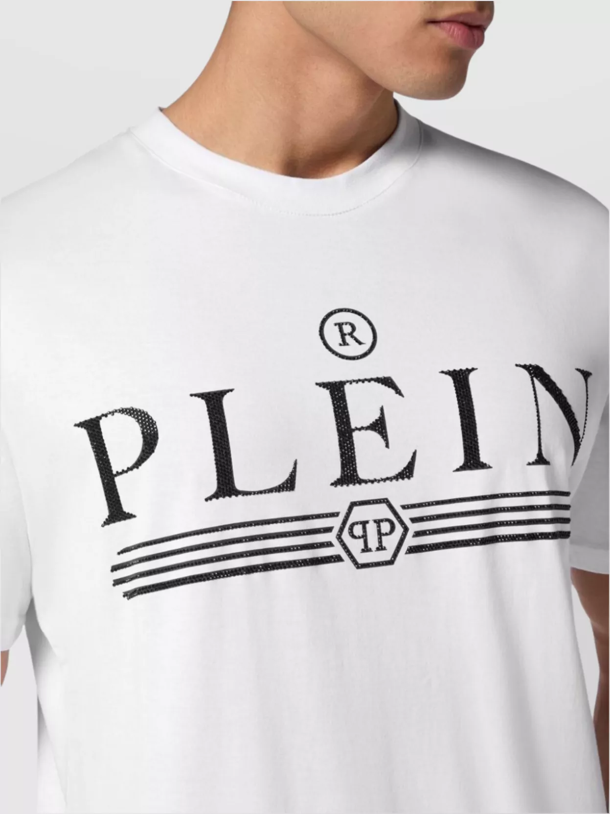 Philipp Plein Regular Fit Crew Neck Short Sleeve T-Shirt