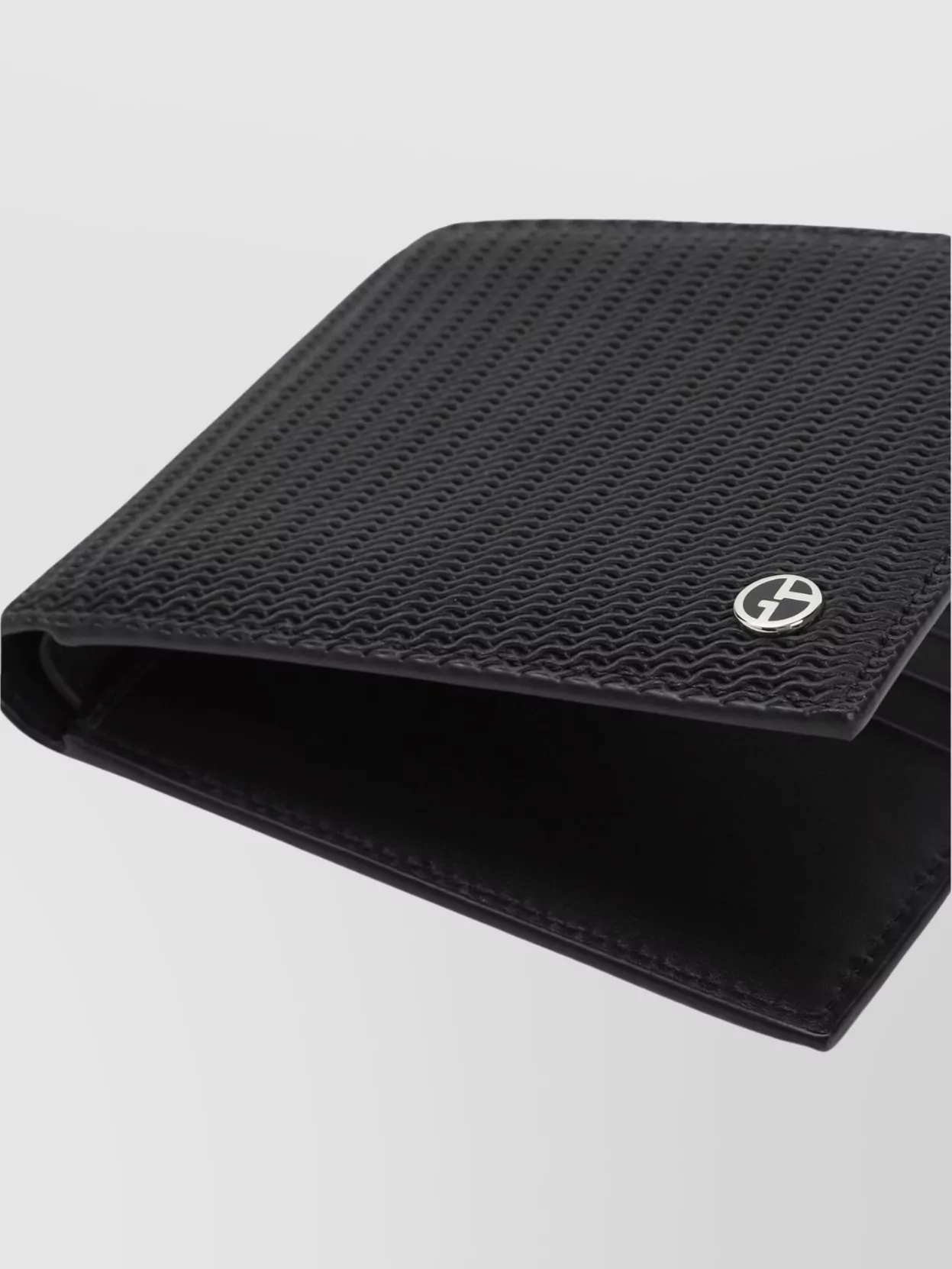 Giorgio Armani Textured Design Italian Flair Wallet