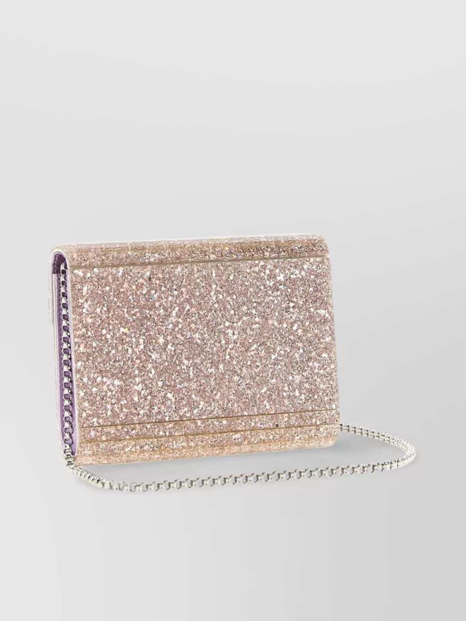 Jimmy Choo Sparkle Chain Envelope Clutch