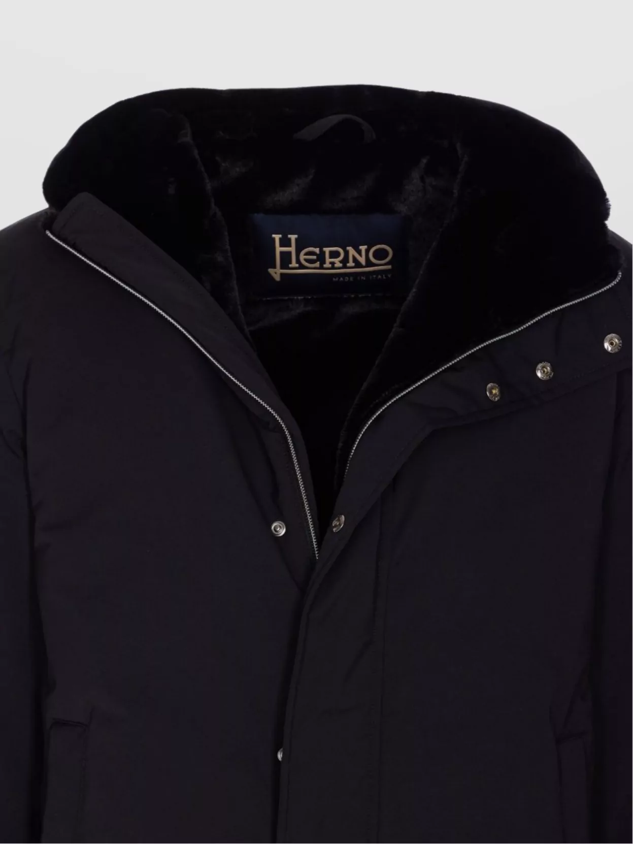 Herno Hooded Padded Coat Front Pockets