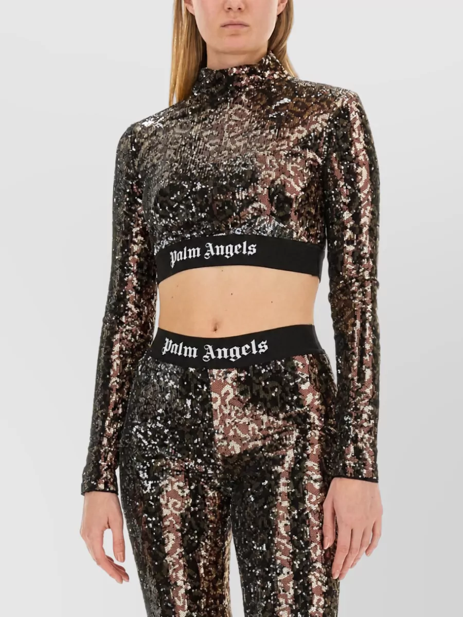 Palm Angels Sequined Bodysuit