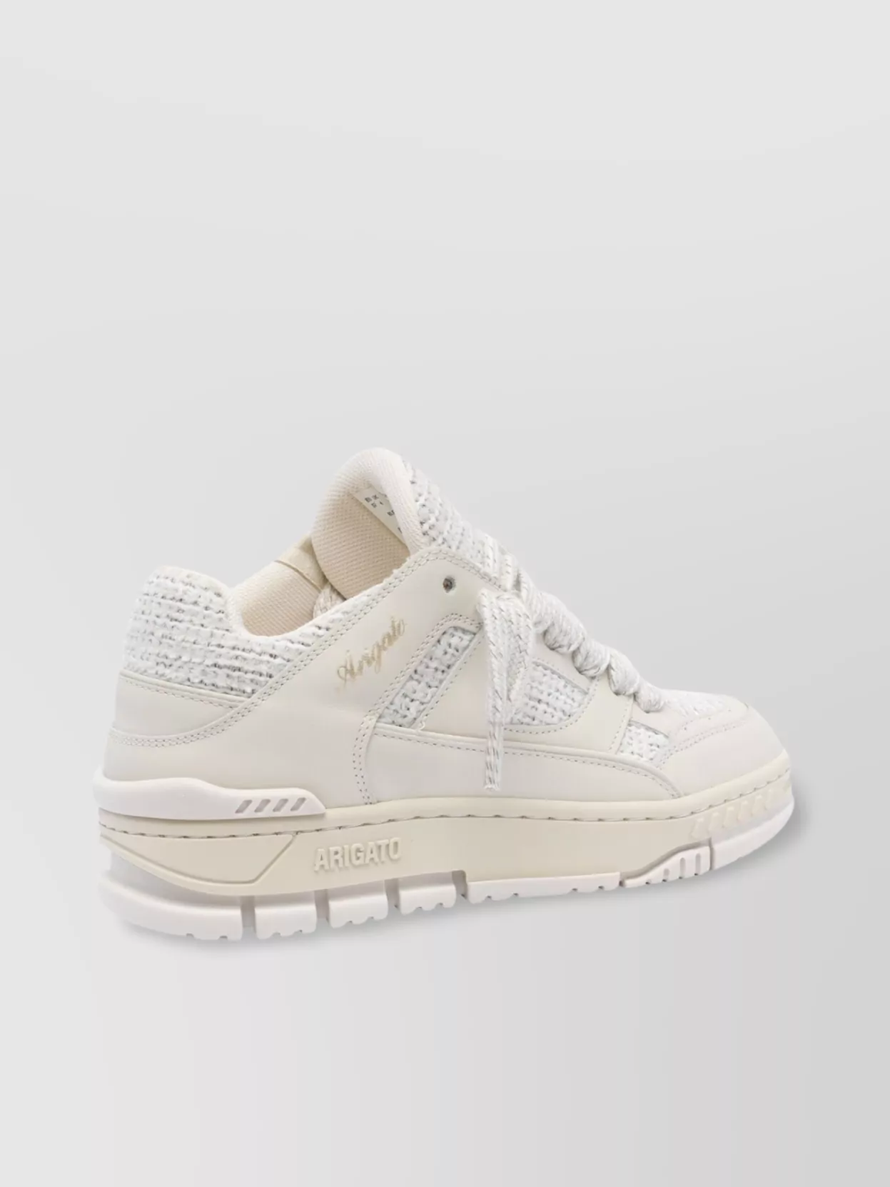Axel Arigato Round Toe Fabric Sneakers With Textured Upper