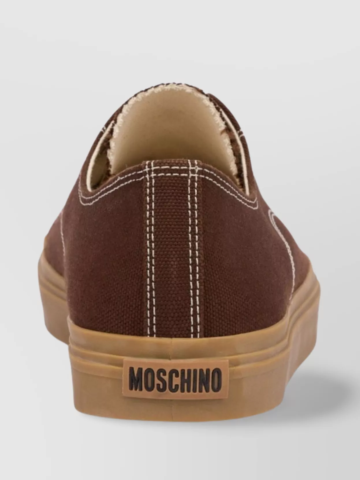 Moschino Low Top Sneakers Contrast Stitching