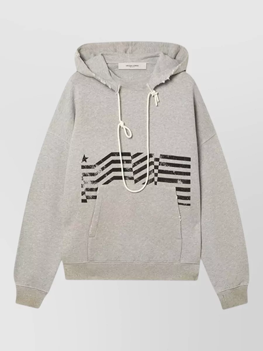 Golden Goose cotton printed hoodie
