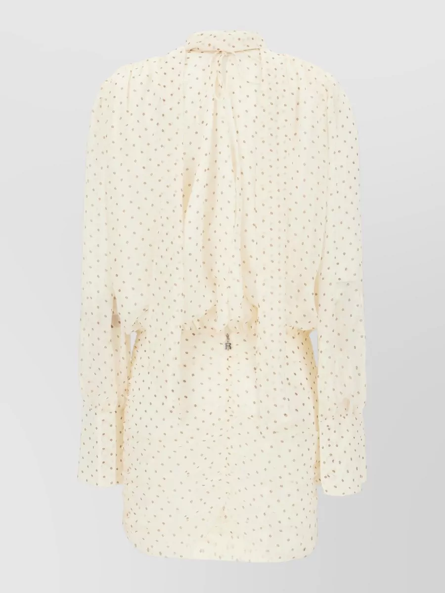 Rotate Printed Mini Dress