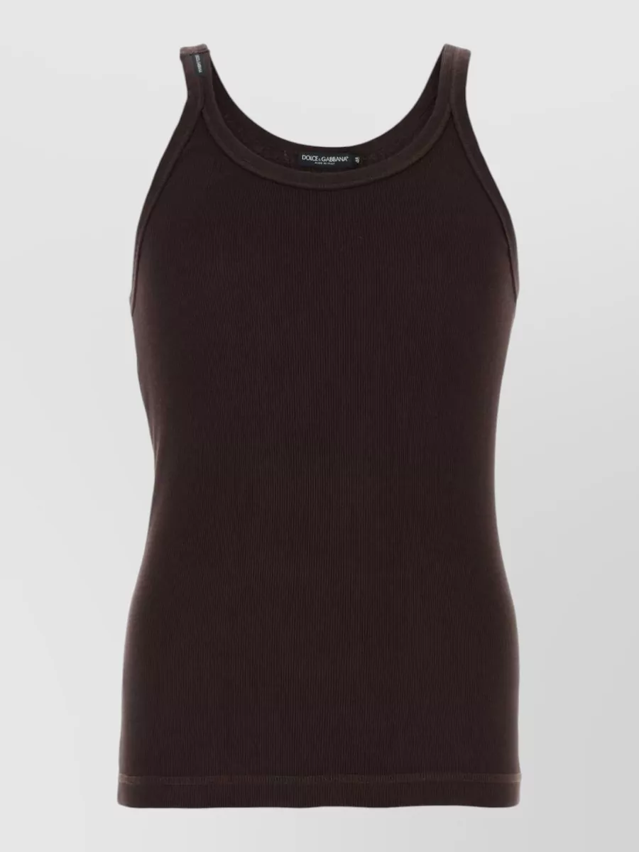 Dolce&Gabbana cotton tank top