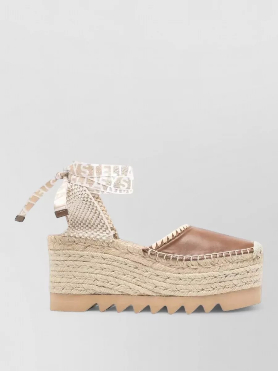 Stella Mccartney Wedge Espadrille Sandals