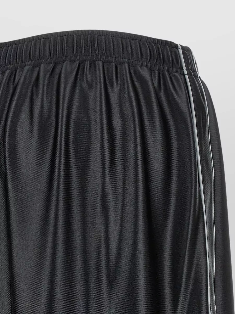 Alexander Wang Satin-Effect Mid-Rise Extra Wide-Leg Joggers