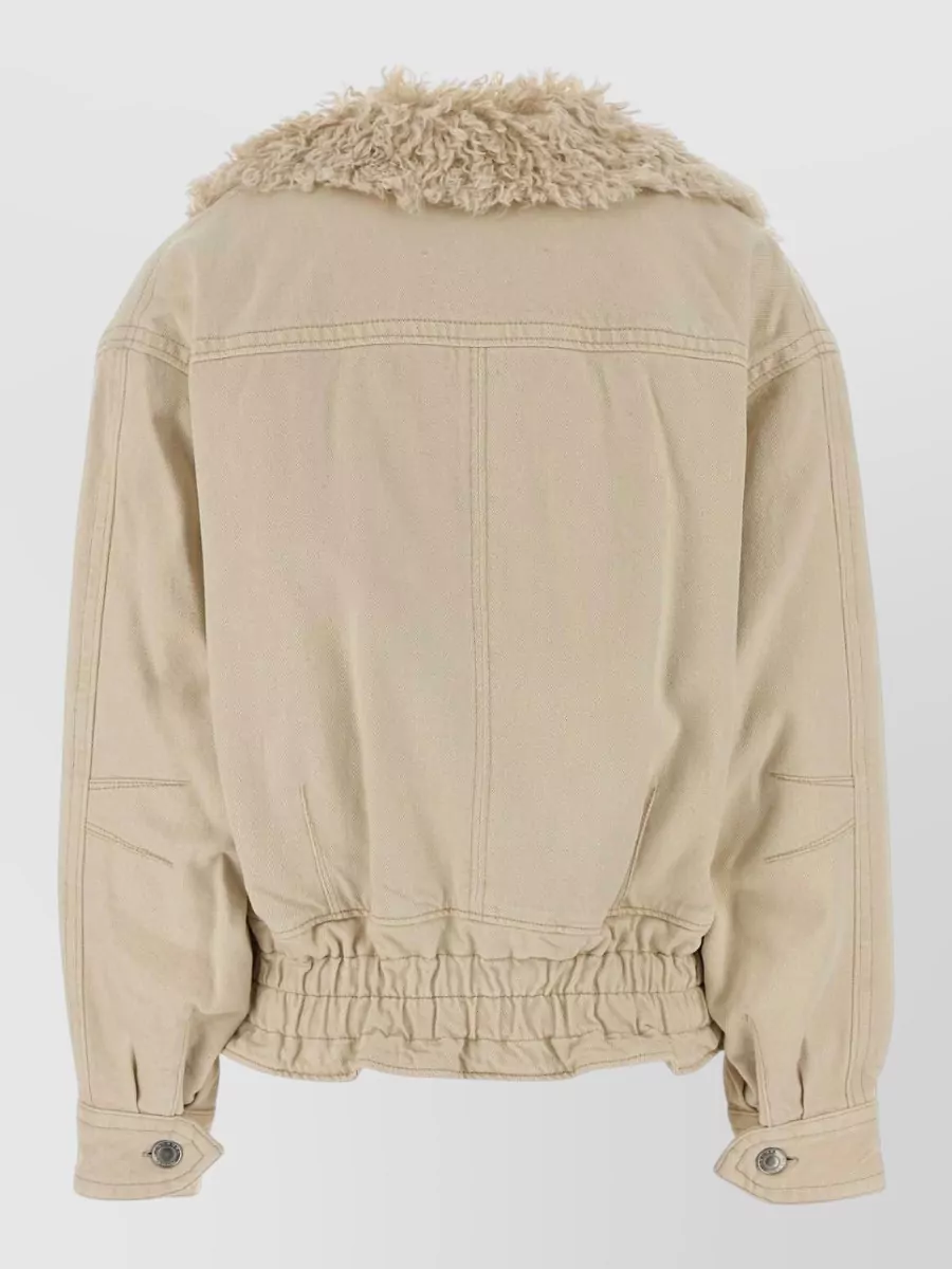 Isabel Marant Denim Double-Breasted Coat