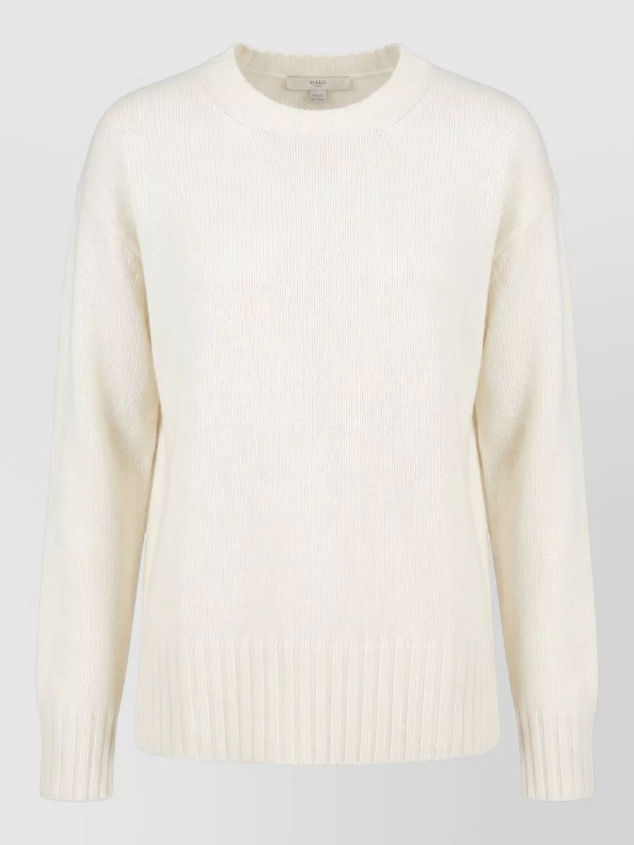 Malo ribbed cashmere sweatshirt