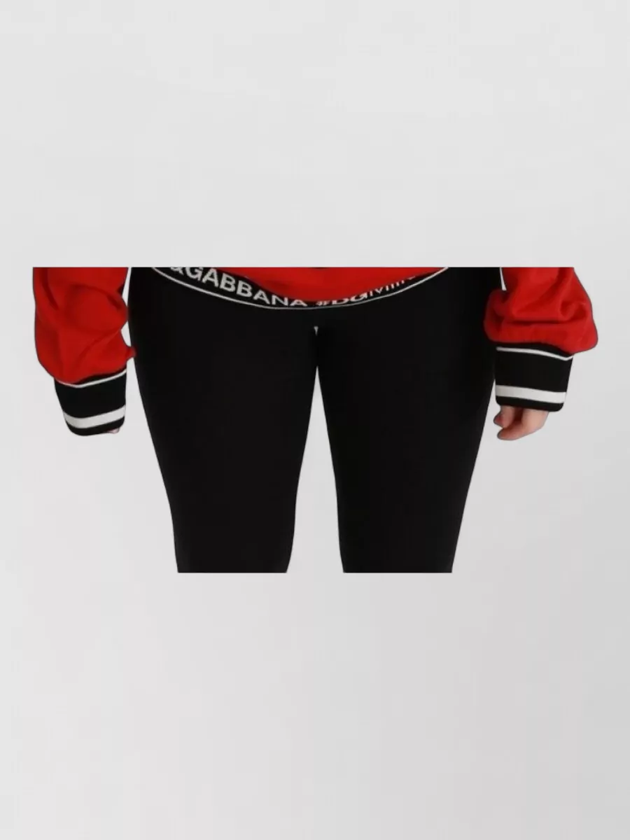 Dolce & Gabbana Sequin Speech Bubble Crew Neck Sweater In Black