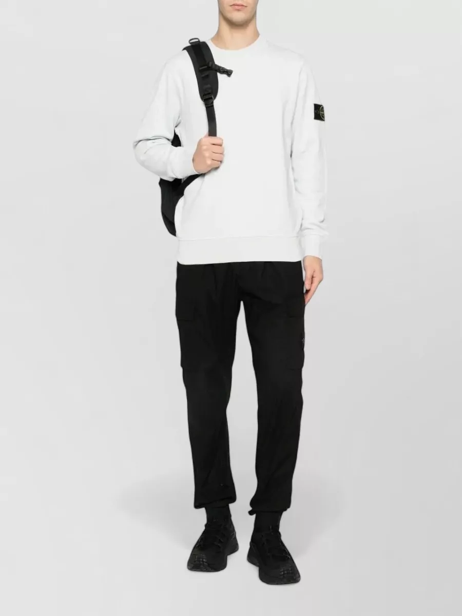 Stone Island Cotton Regular-Fit Crewneck Sweatshirt