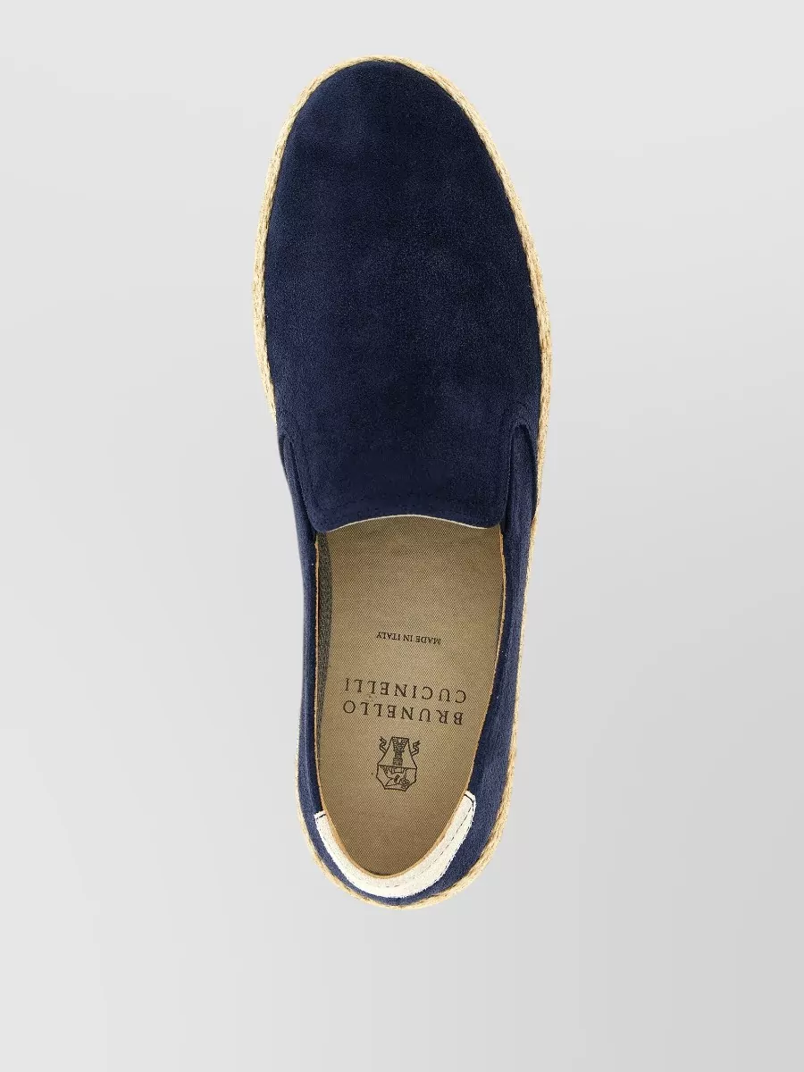 Brunello Cucinelli Suede Espadrilles