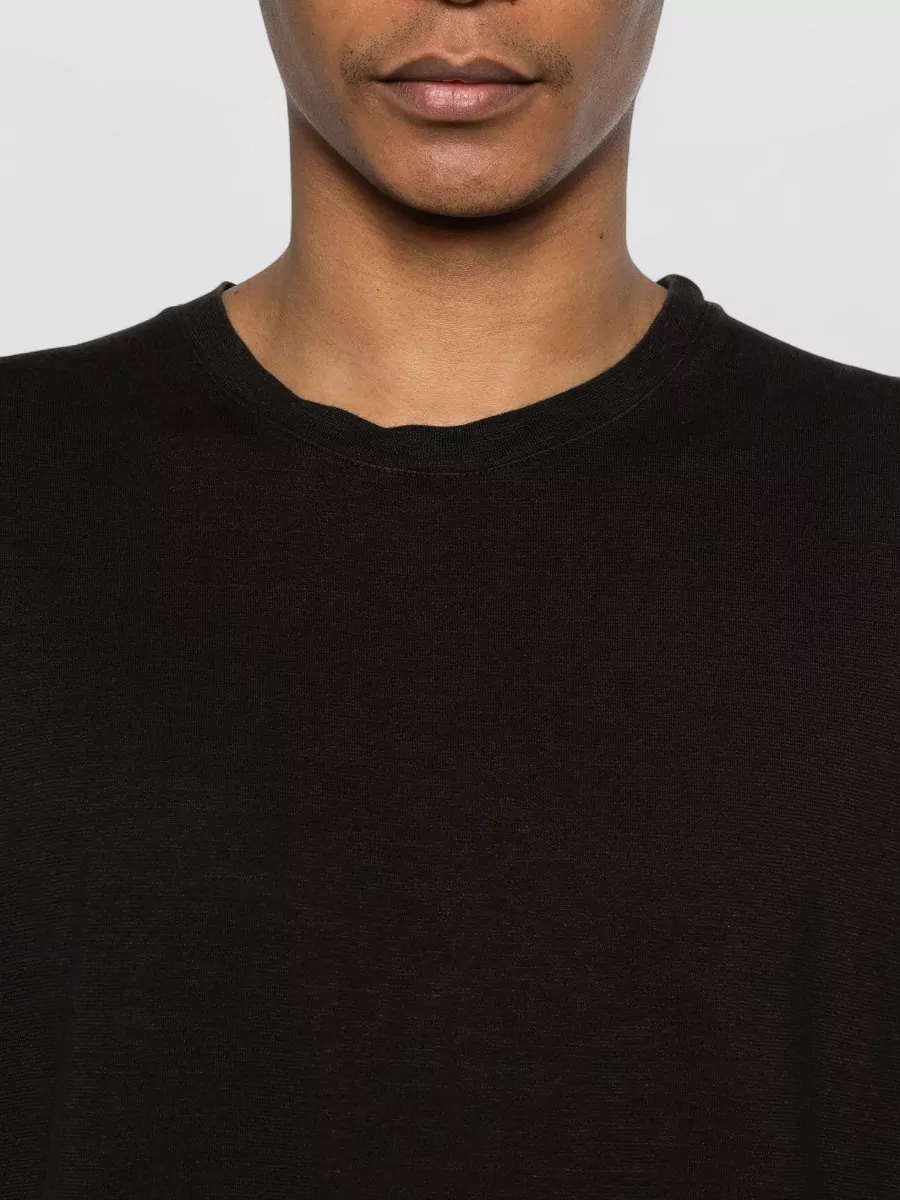 120% Lino Crew Neck T-Shirt