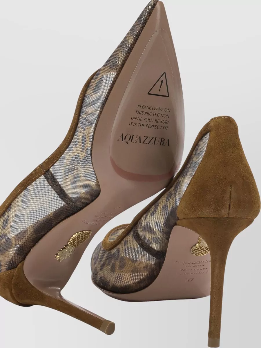 Aquazzura Stylish Stiletto Pumps Animal Print