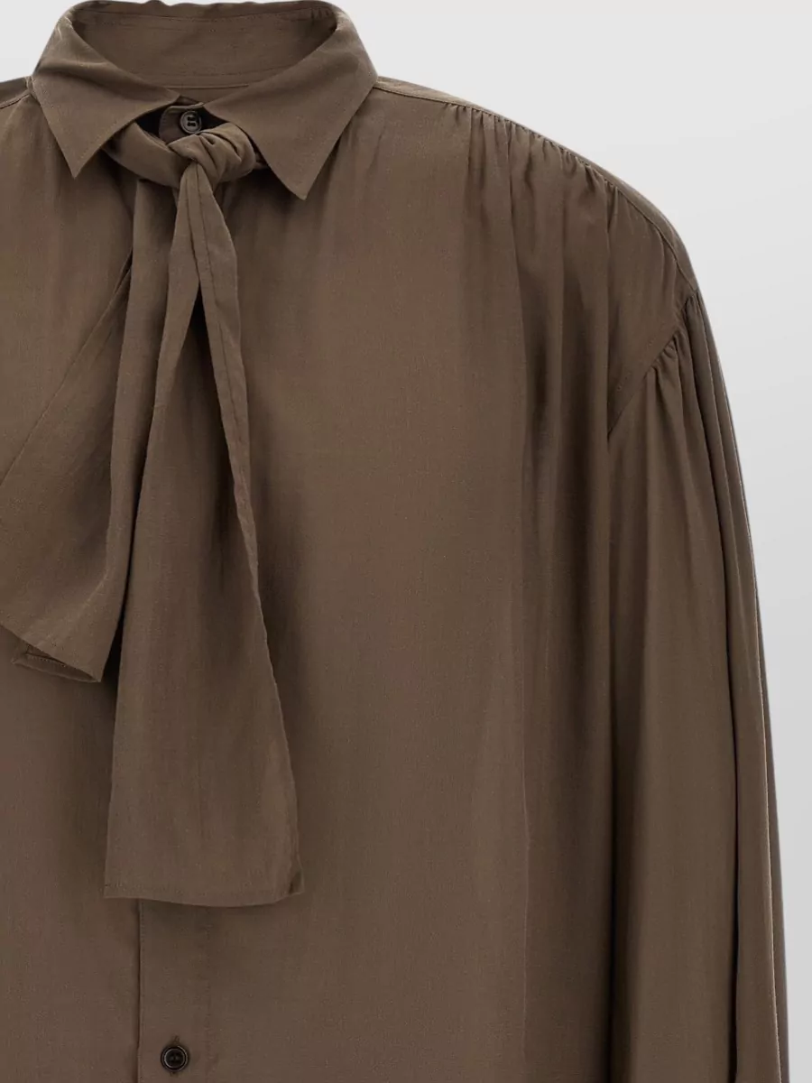 Yohji Yamamoto Scarf Detail Shirt