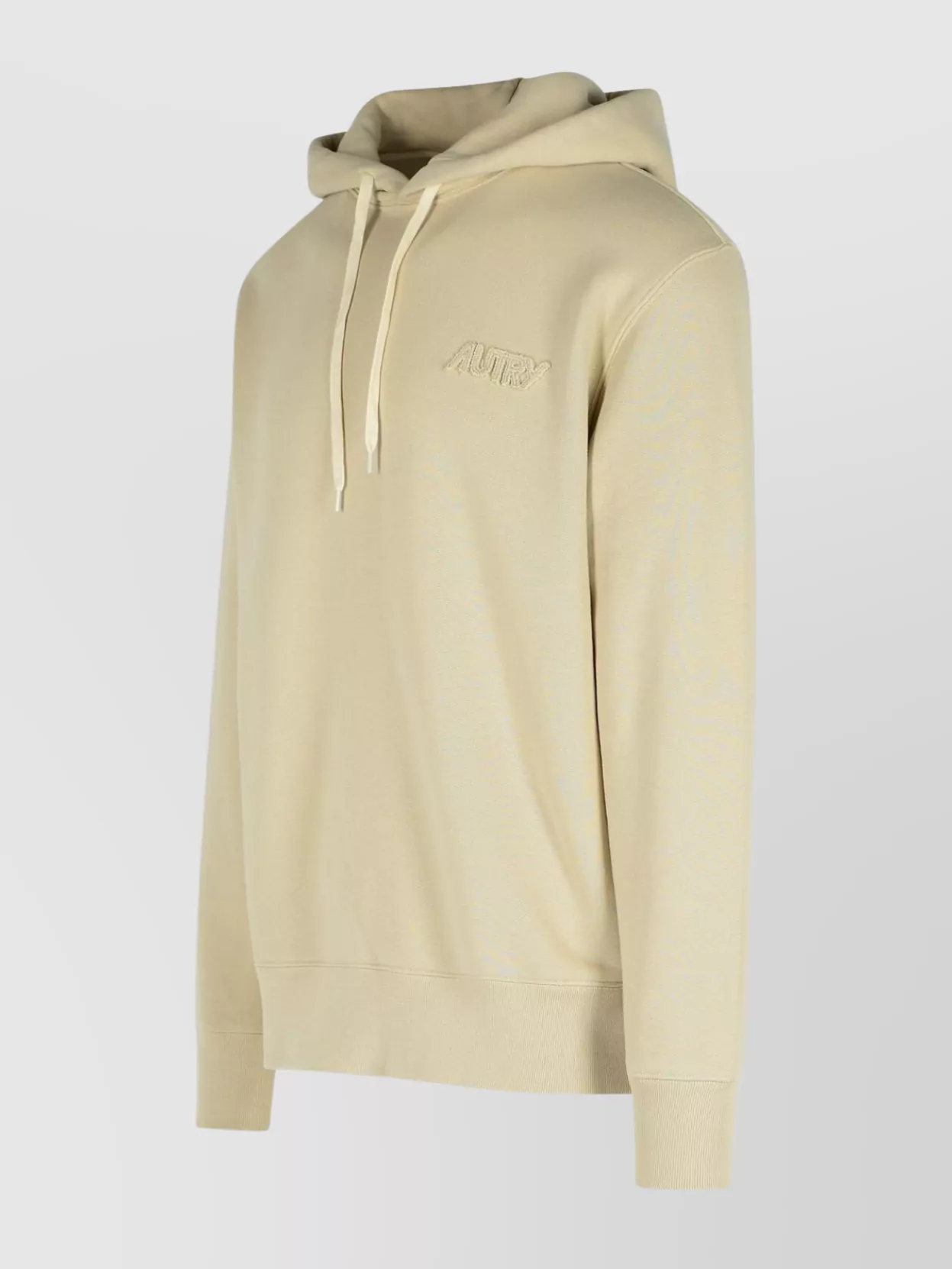 Autry Cotton Sweatshirt Hood Ribbed Cuffs