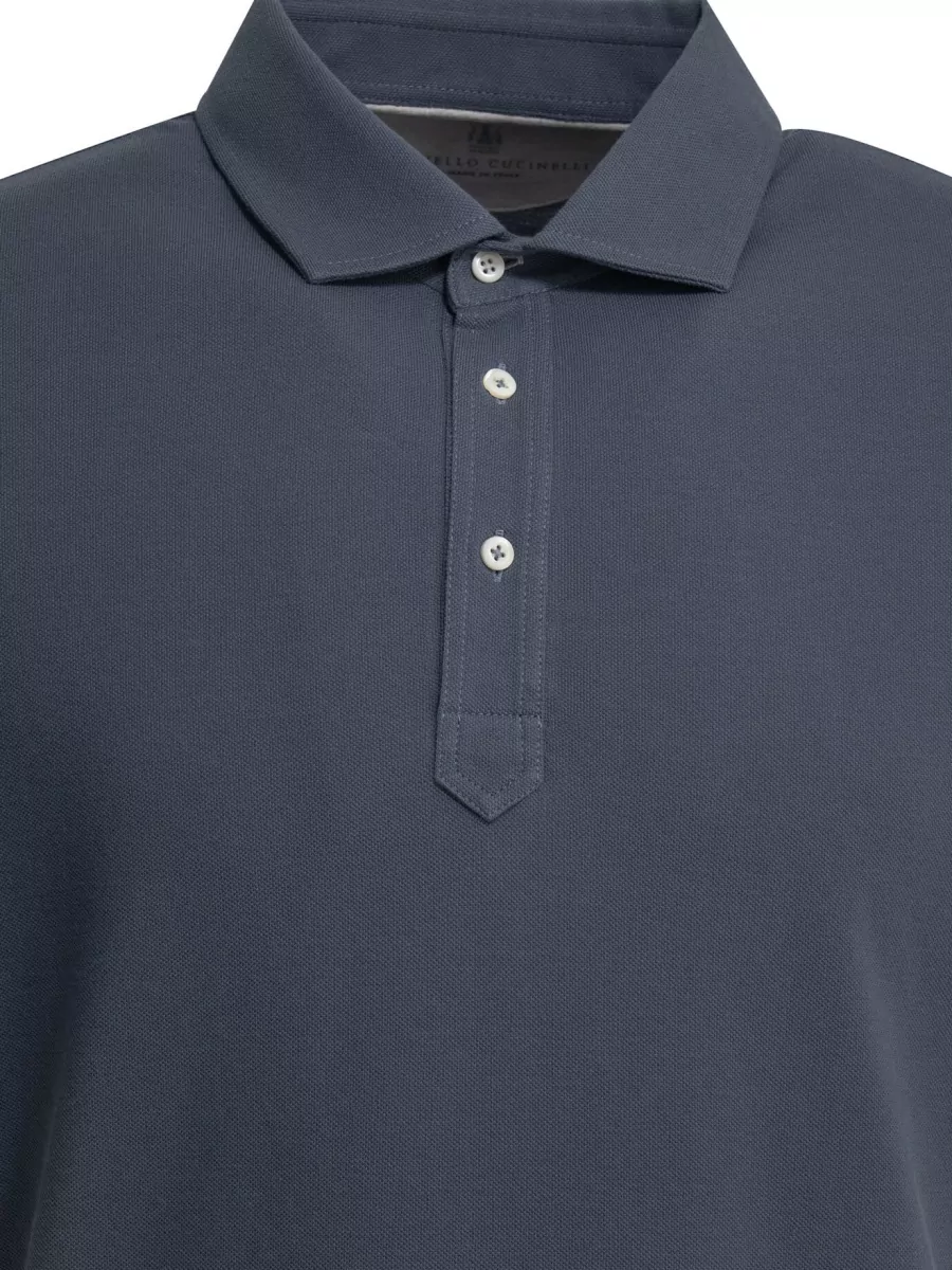 Brunello Cucinelli Cotton Short-Sleeve Polo Shirt
