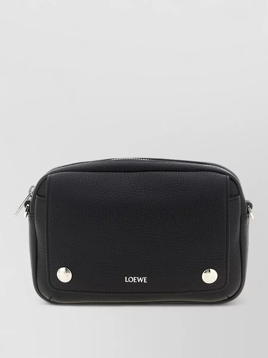Loewe Leather pebble messenger small crossbody bag