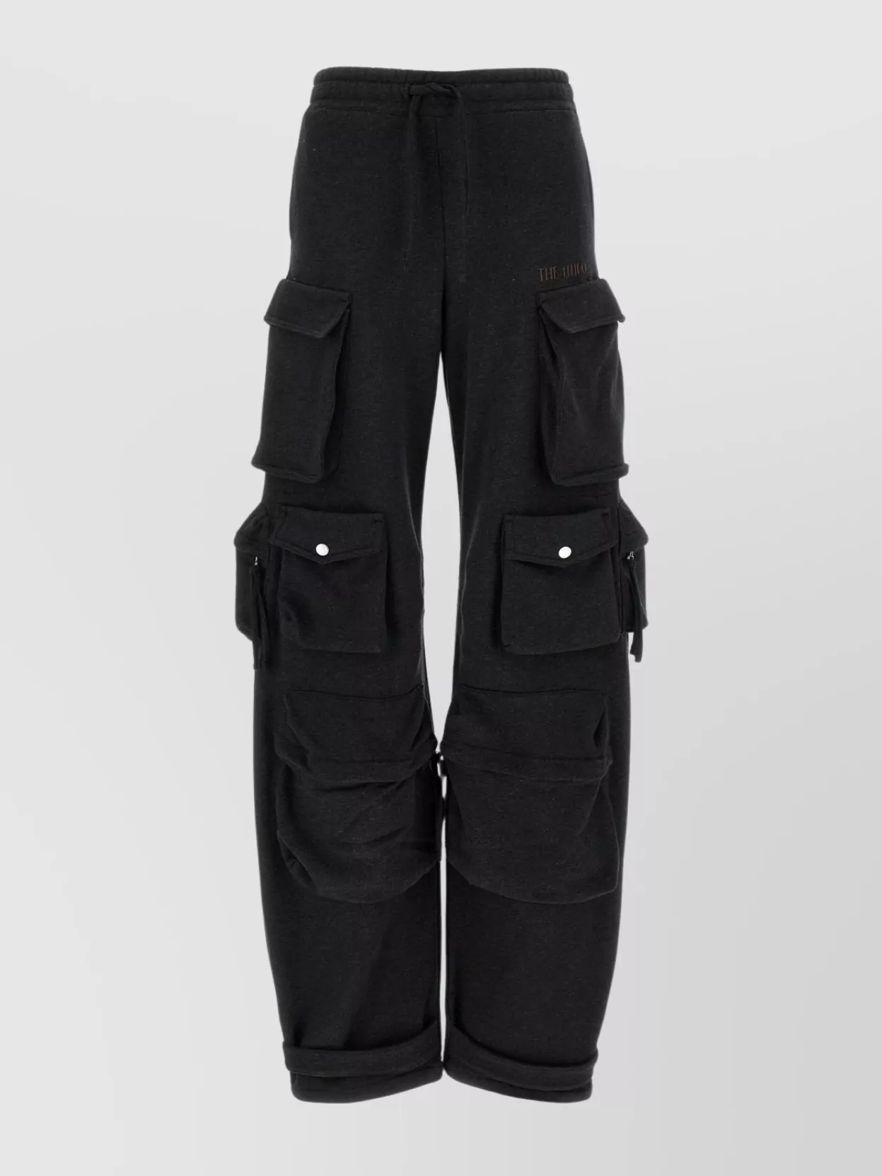 Attico Trousers Cargo Pockets Elastic Waistband