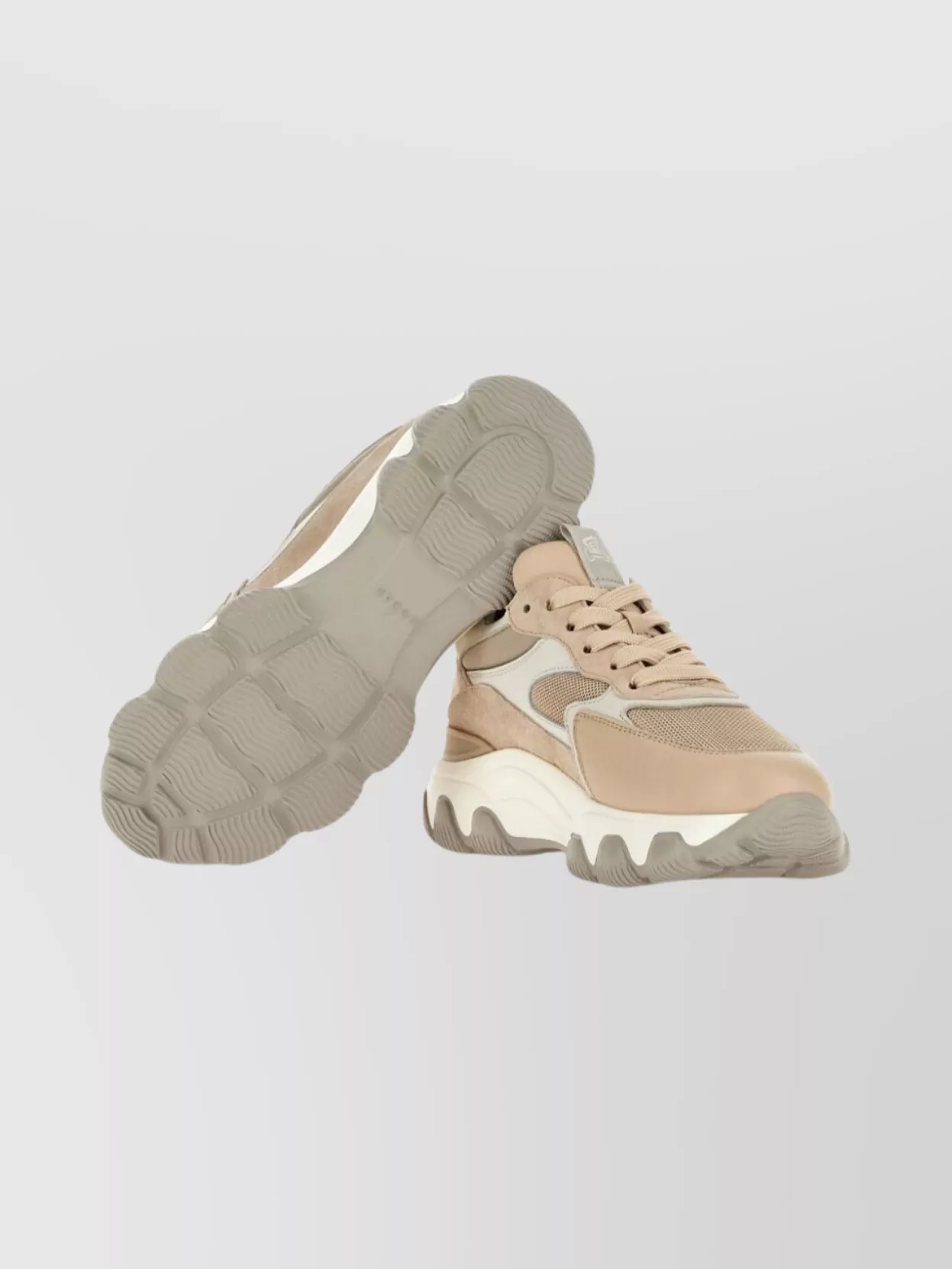 Hogan Sneakers With Chunky Sole And Mesh Panels