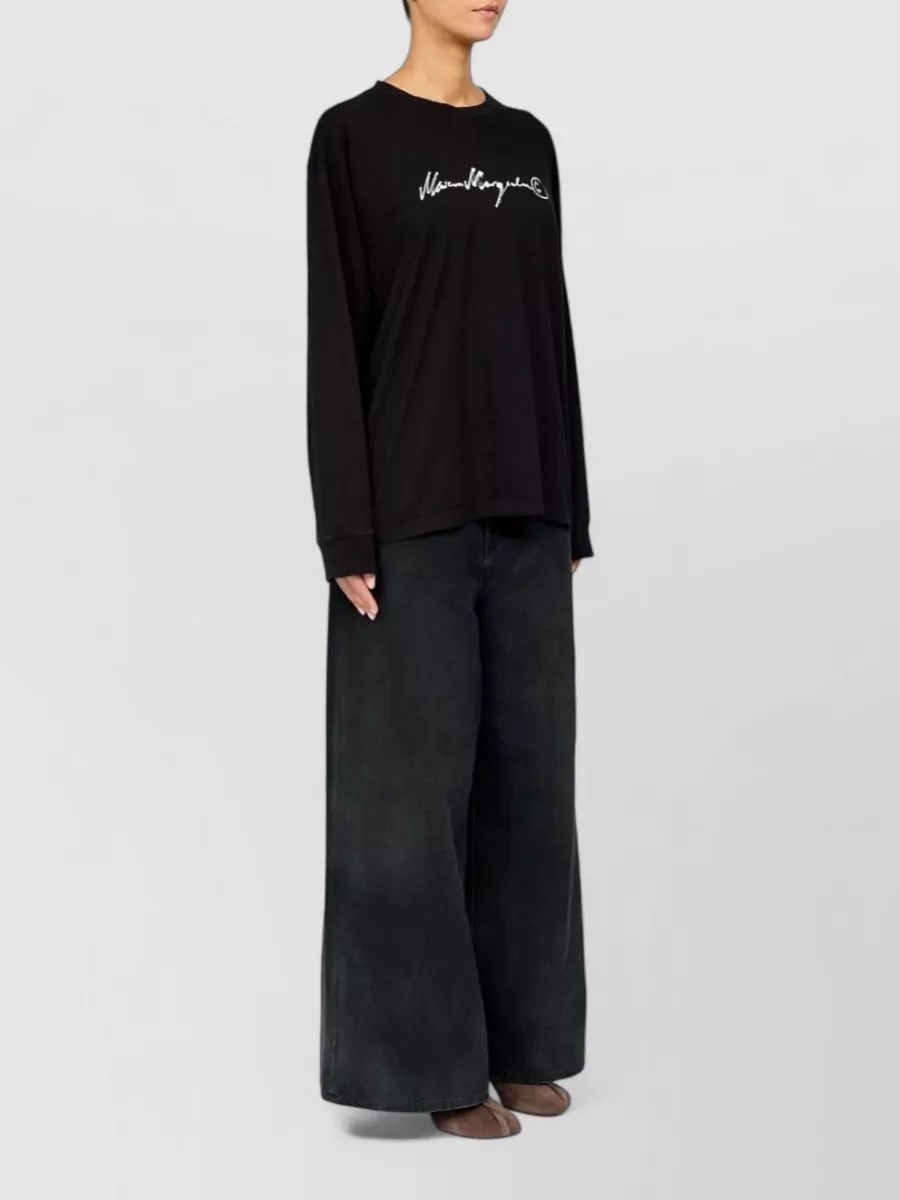 Mm6 Maison Margiela Cotton Logo T-Shirt