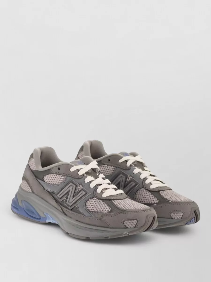 New Balance Leather Mesh Low-Top Sneakers