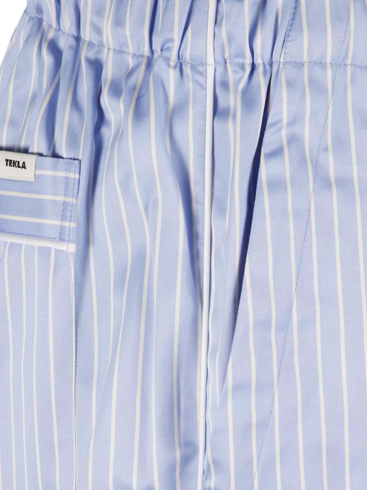 Tekla Organic Cotton Striped Pyjama Trousers