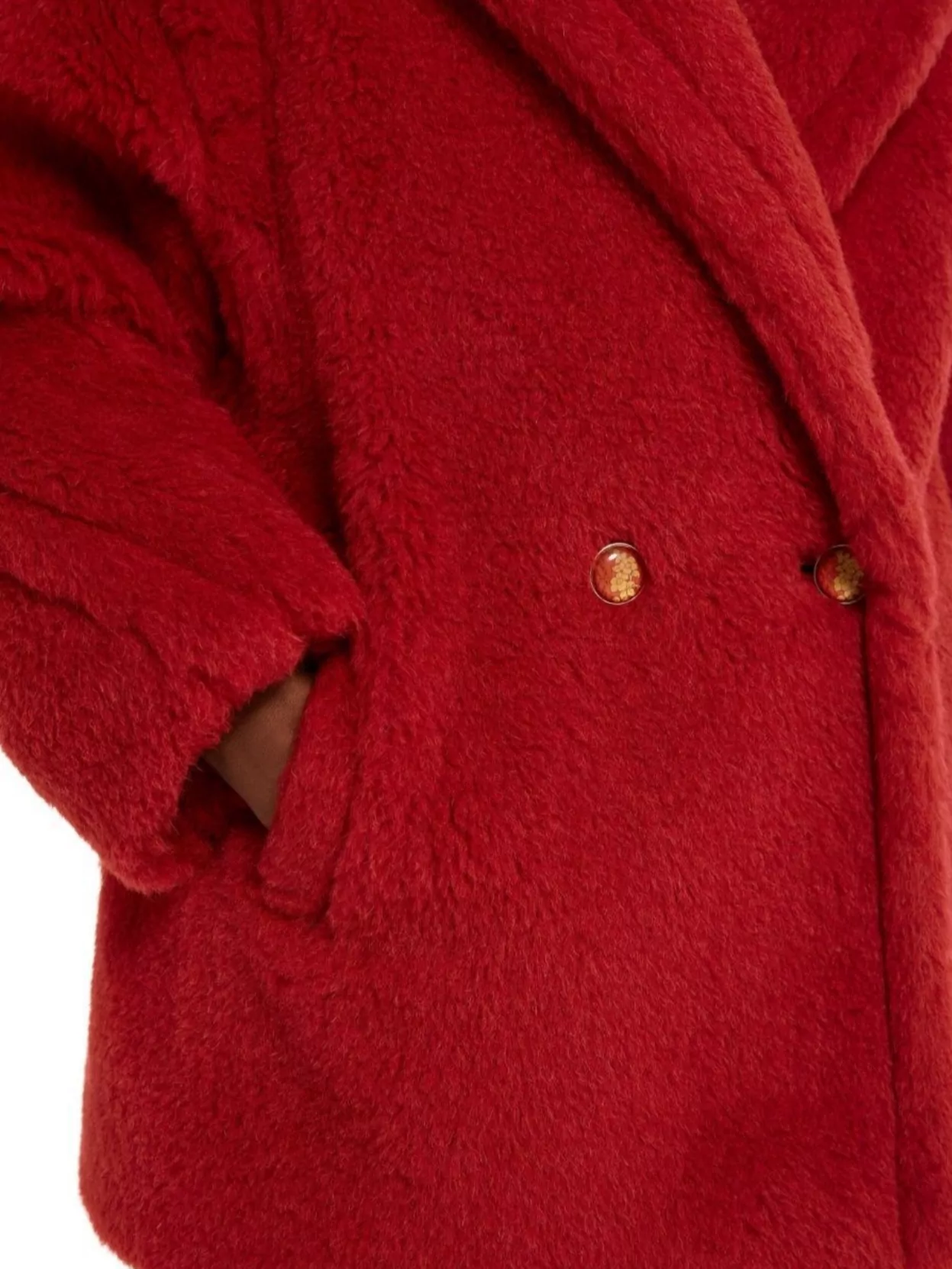 Max Mara Maxmara Frais Short Teddy Bear Icon Coat