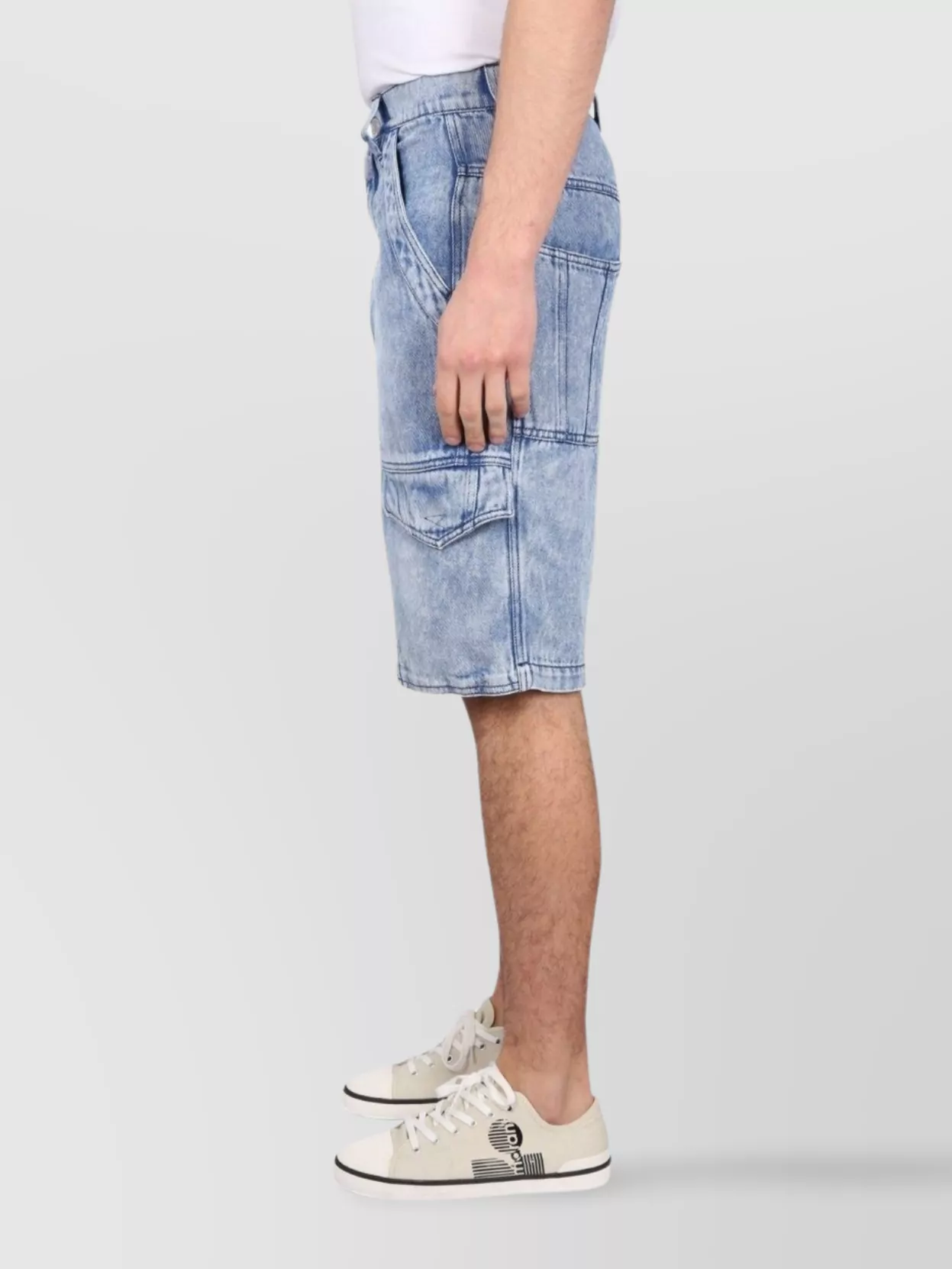 Isabel Marant Timy Cargo Bermuda Shorts Pockets