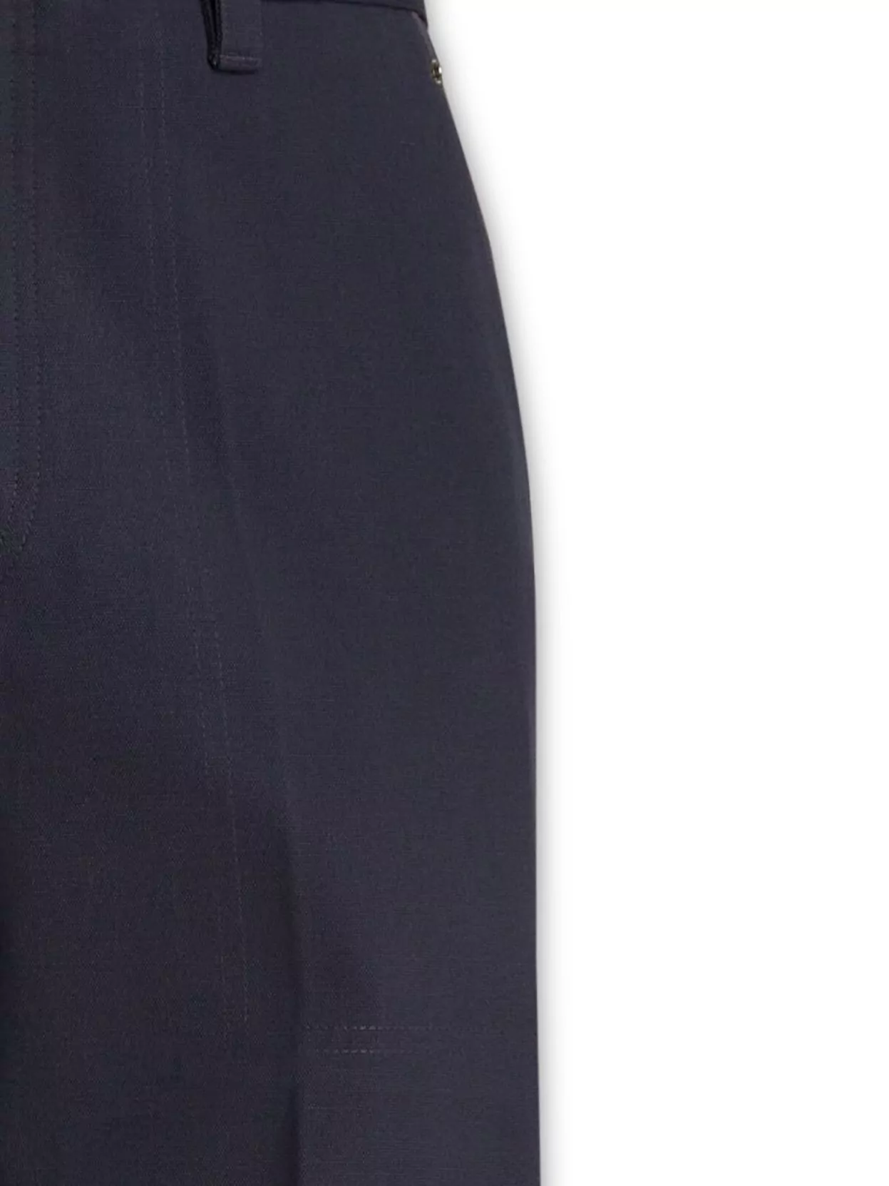Christian Dior Trousers Back Pockets Belt Loops Cuffed Hem