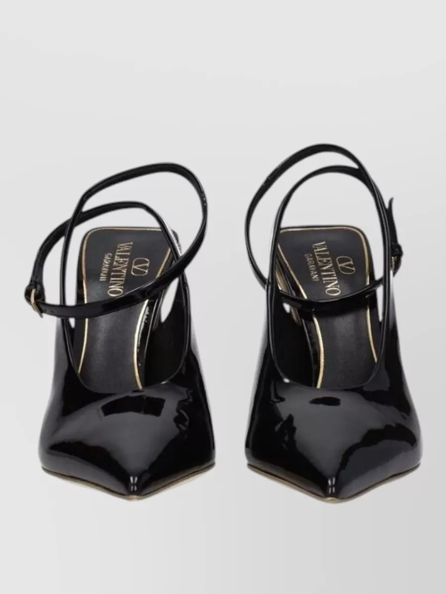 Valentino Garavani Patent Leather Slingback Sandals