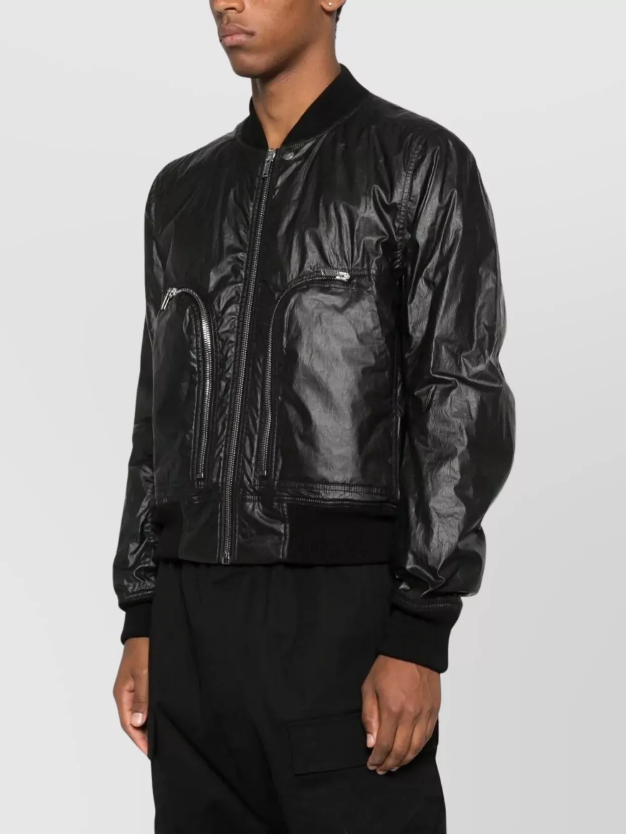Rick Owens Flight Bomber Jacket Bauhaus Style