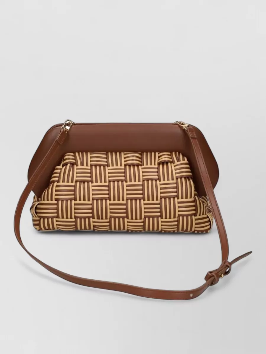 Themoiré Bios Woven Crossbody Bag