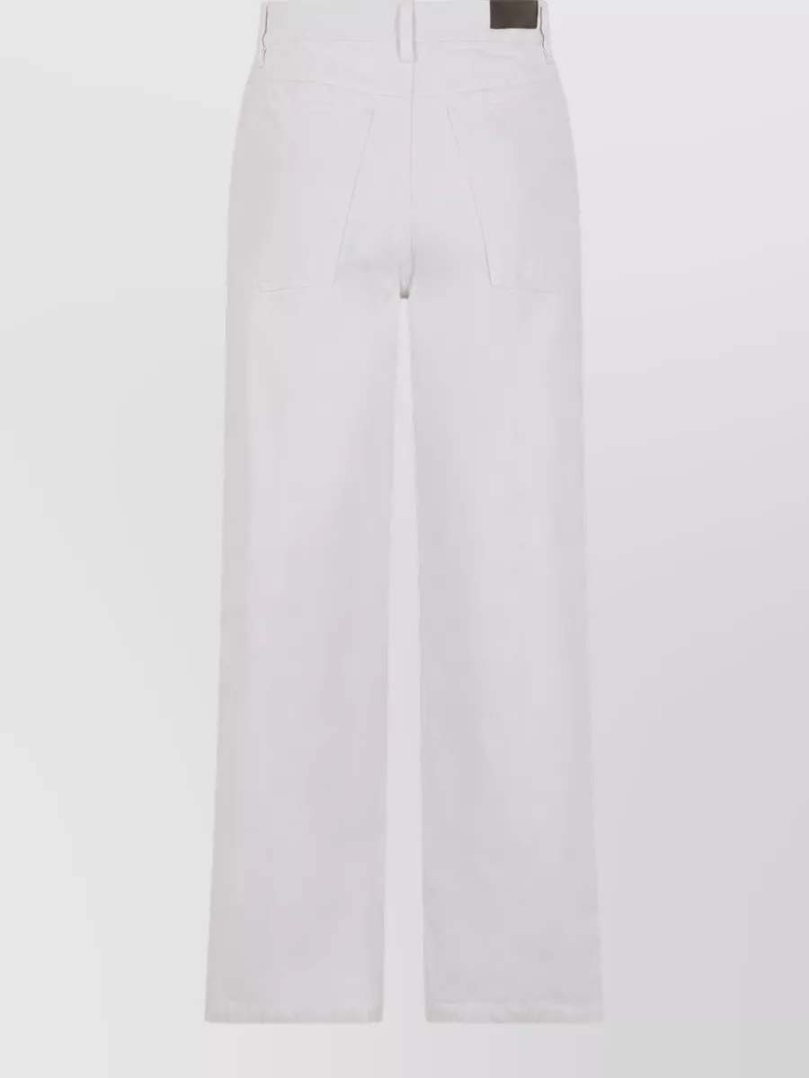 Lemaire Cotton High-Rise Wide-Leg Jeans
