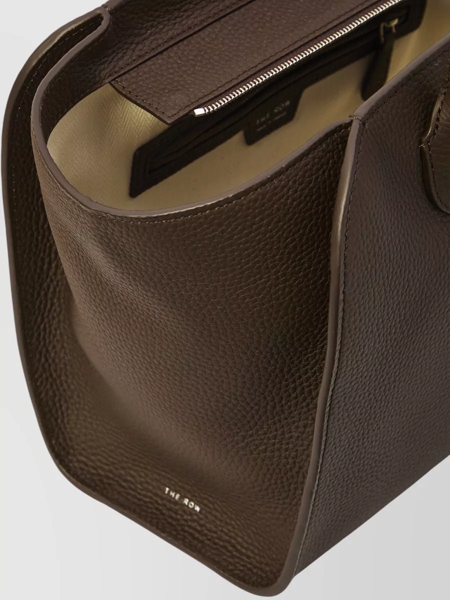 The Row Marlo 12 Hammered Leather Tote Bag