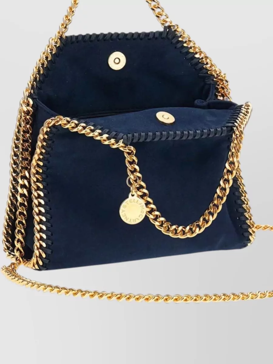 Stella Mccartney Falabella Tiny Alter Suede Cross-Body Bag