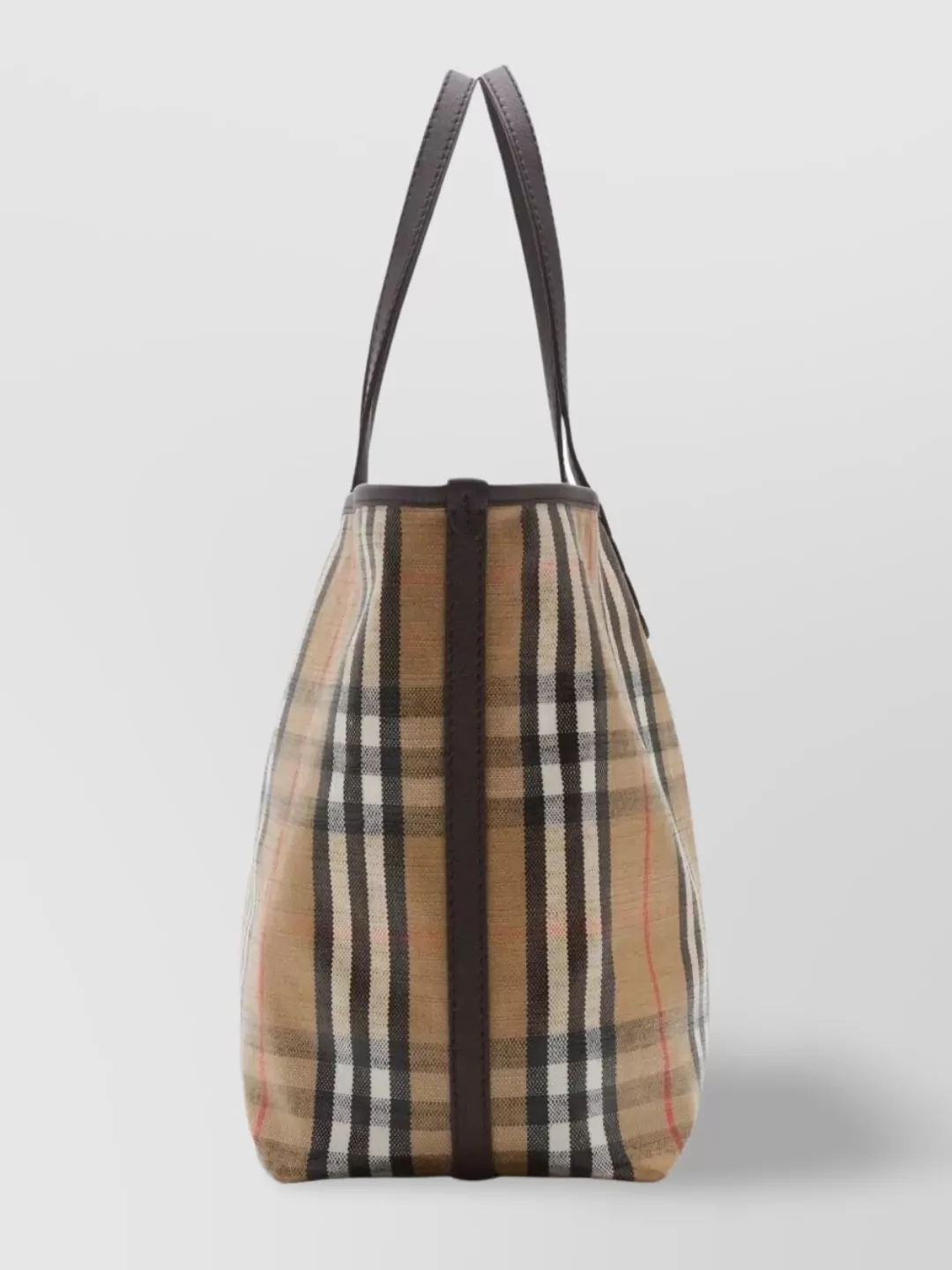 Burberry Medium Tote Bag Highlands Rectangular Check