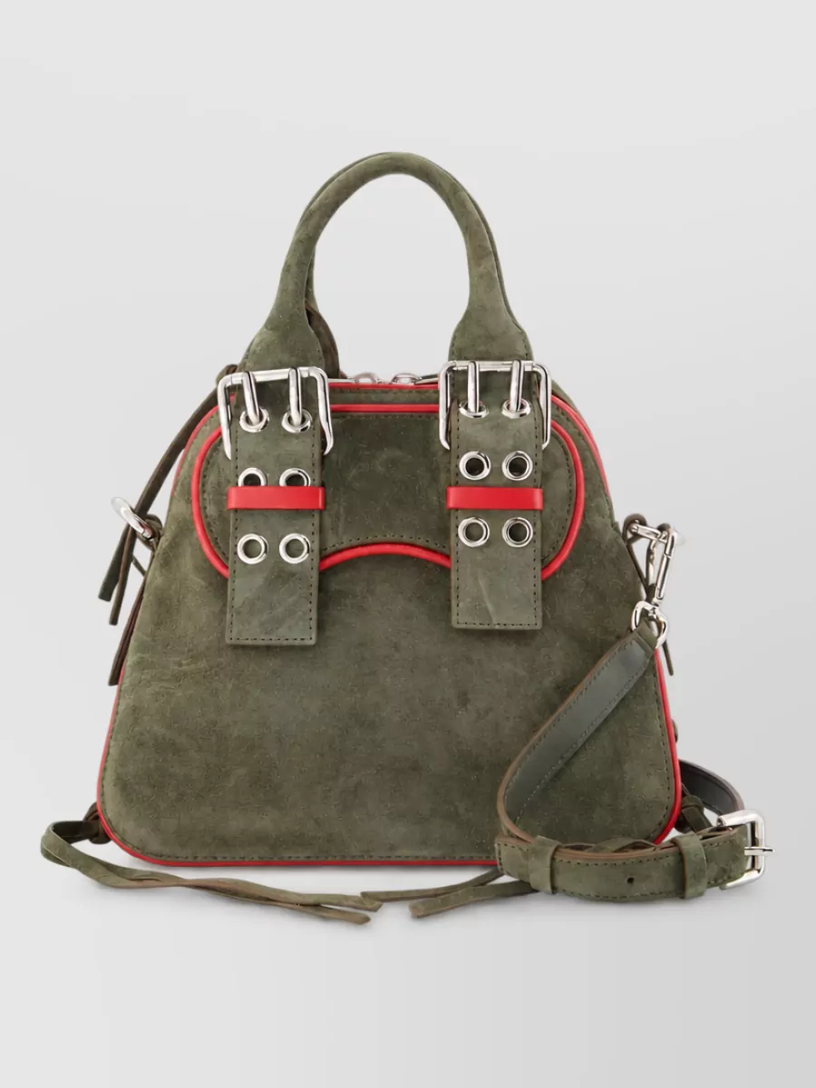 Marni small leather top handle bag