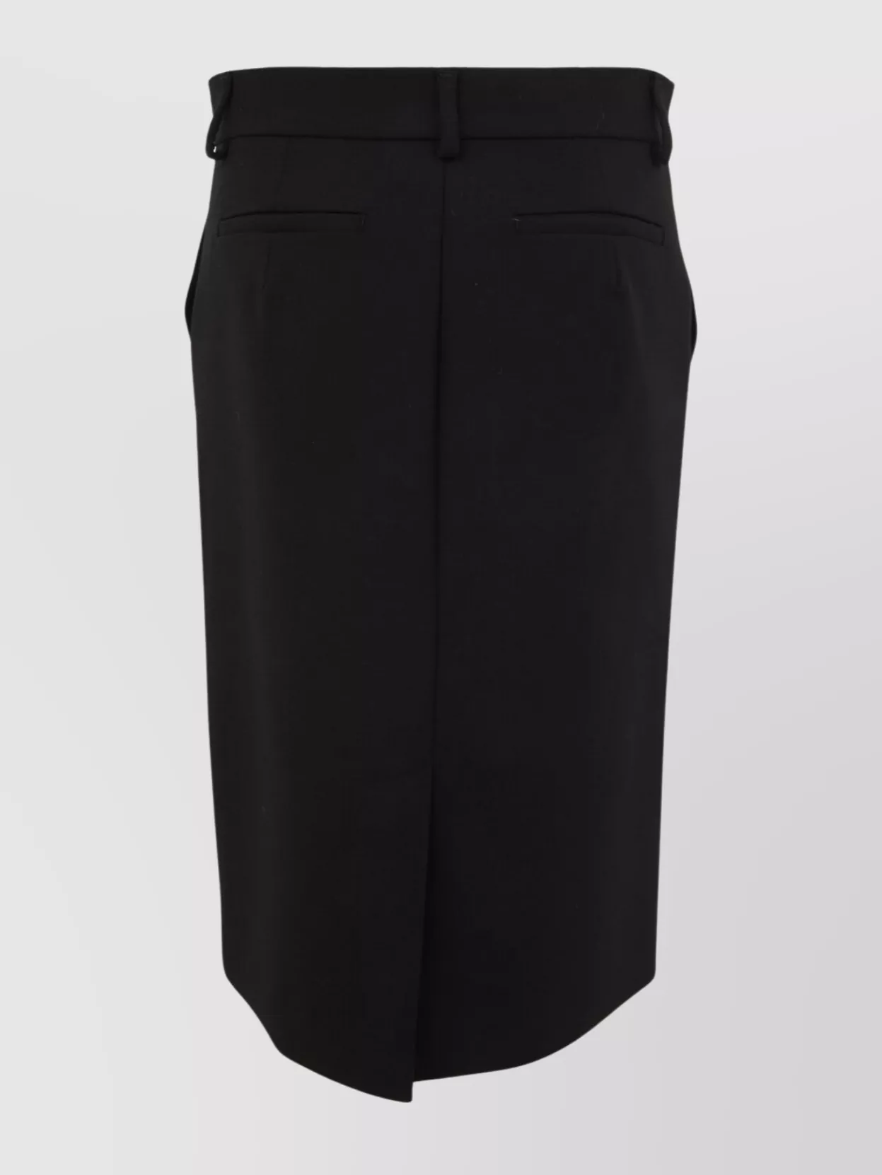 Sportmax High-waisted Knee-length Pencil Skirt In Black