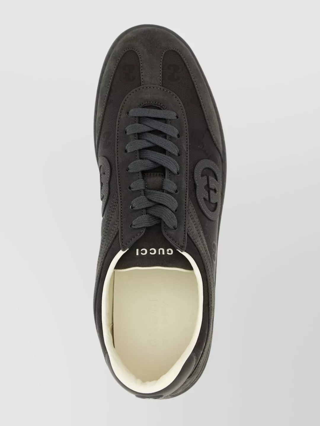 Gucci Low-Top Suede Sneakers Rubber Sole