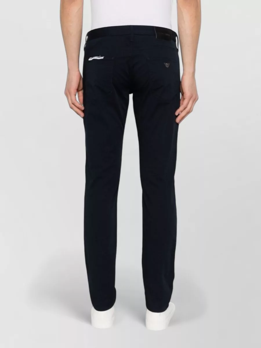 Emporio Armani Cotton Denim Jeans Trousers Belt Loops