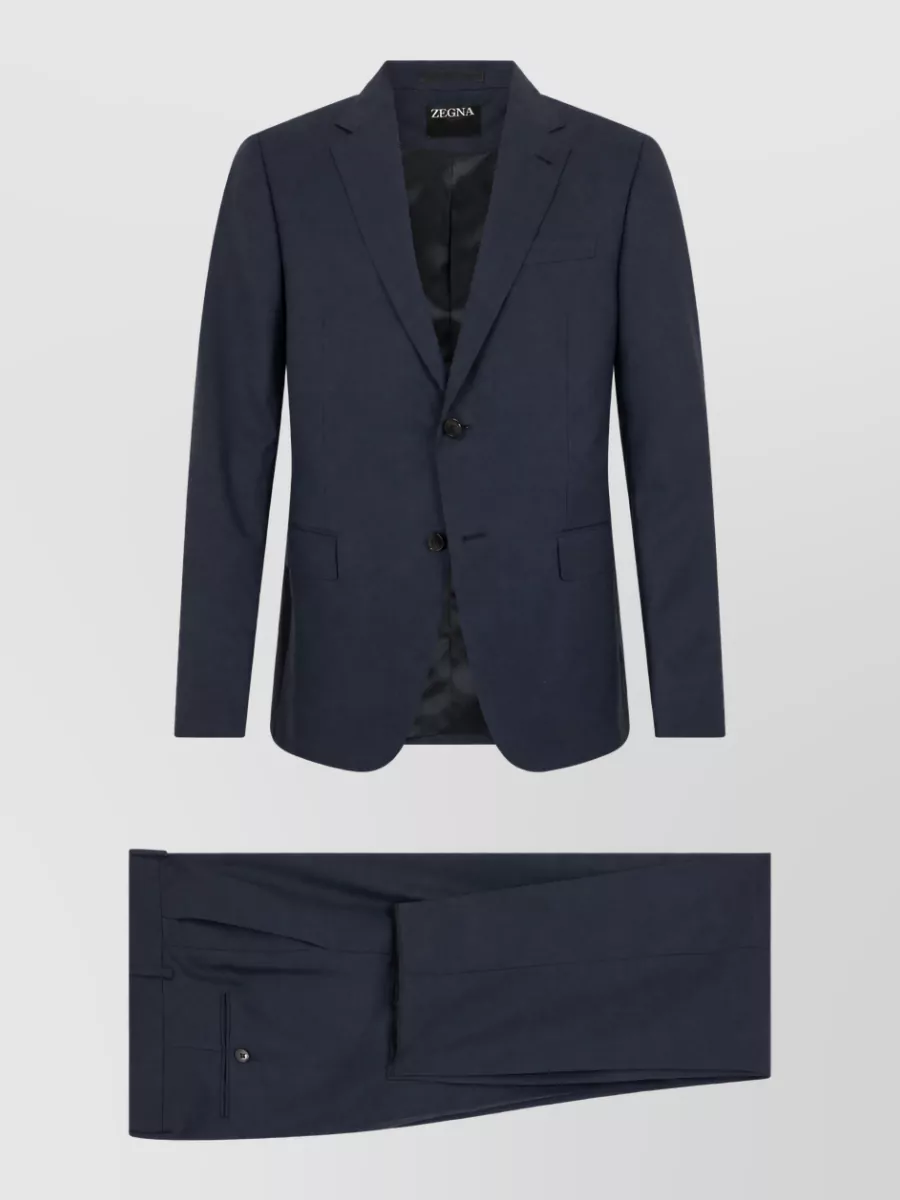Zegna Wool Single-Breasted Coat