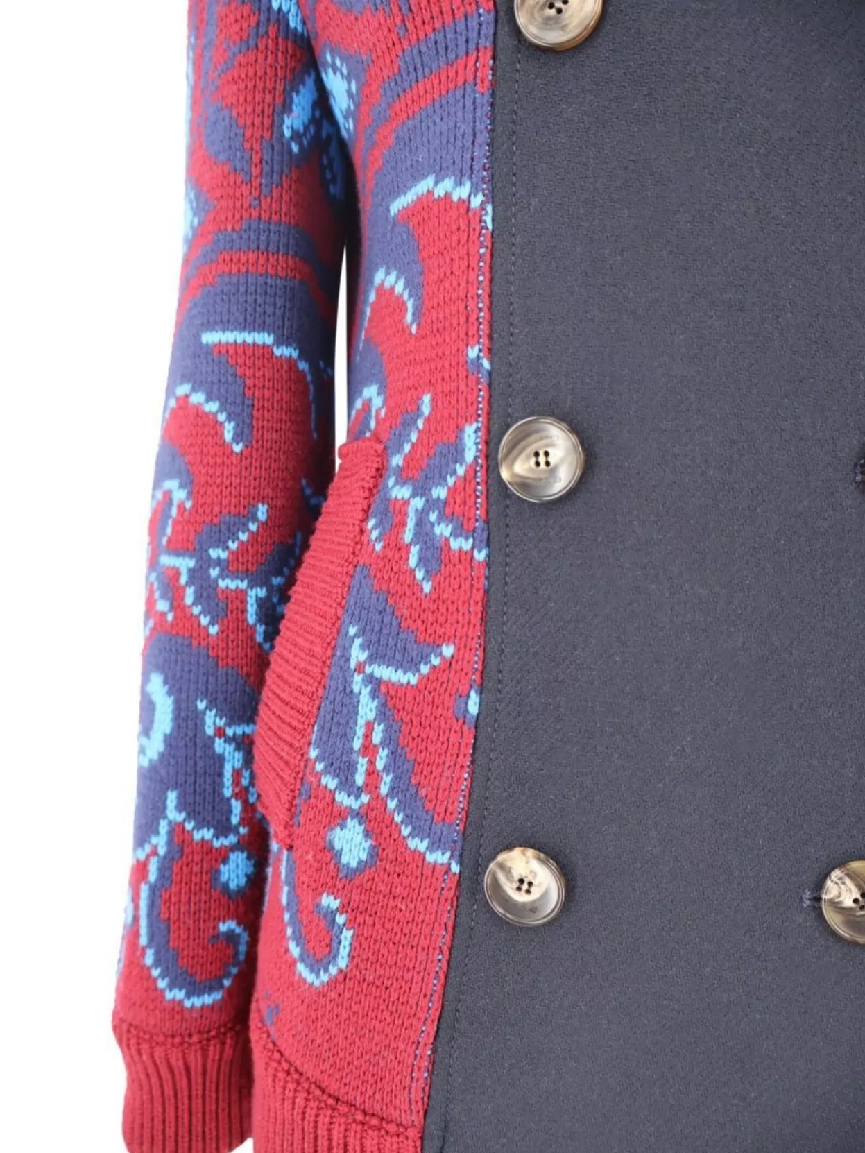 Etro Paisley Print Short Wool Jacket